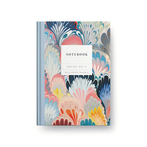 Scalloped Marble Kaleidoscope Hardback Notebook