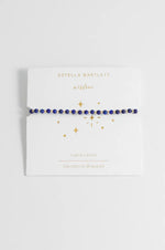 Amelia Bracelet Gold Plated With Lapis