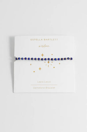Amelia Bracelet Gold Plated With Lapis