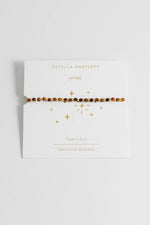 Amelia Bracelet Gold Plated With Tiger's Eye