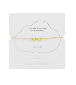 Gold Connected Hearts Bracelet