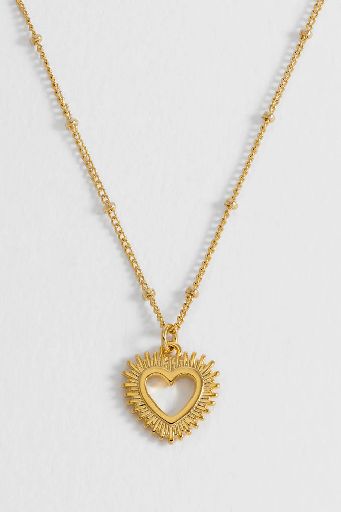 Heartburst Necklace - Gold