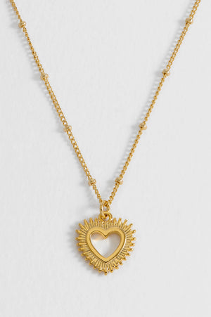 Heartburst Necklace - Gold