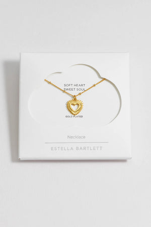 Heartburst Necklace - Gold