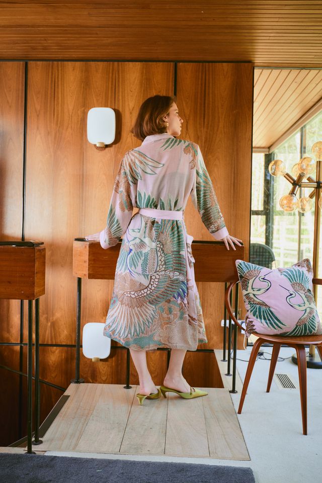 Crane Gown - Plaster Pink