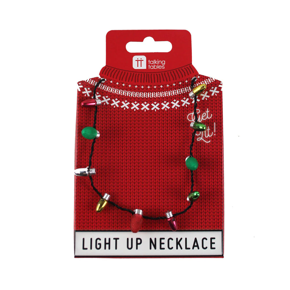 Light Up Necklace - Christmas