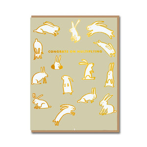 Baby Rabbits Card