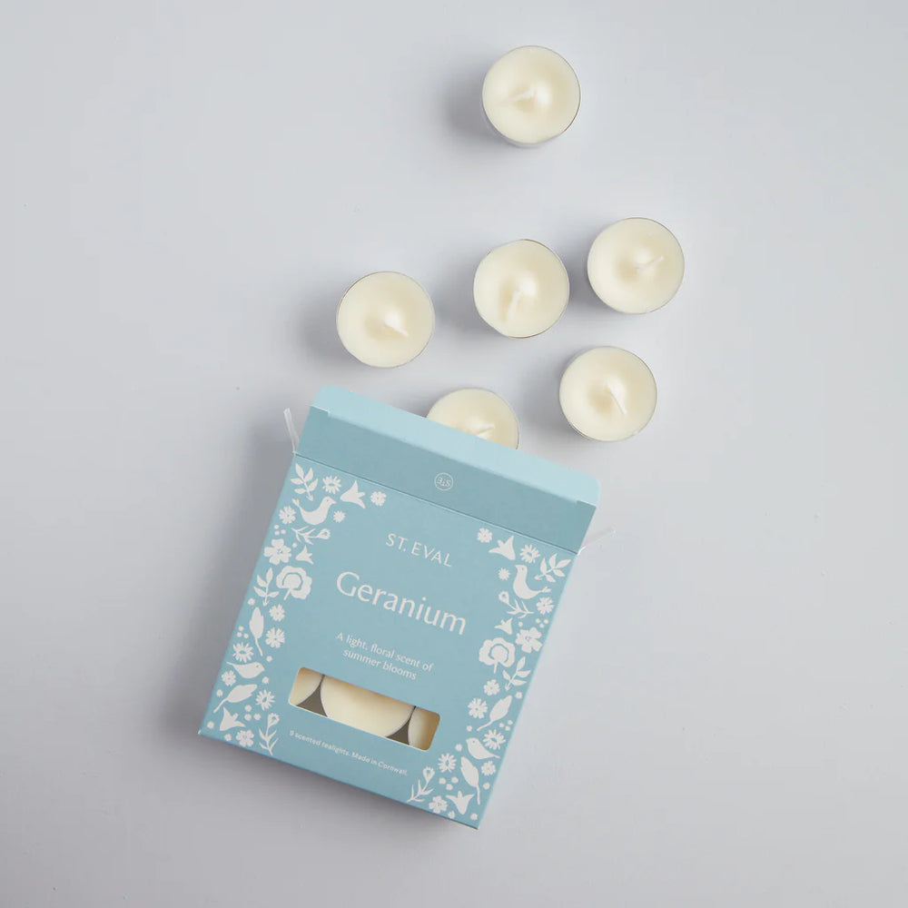 Summer Geranium Scented Tea-Lights