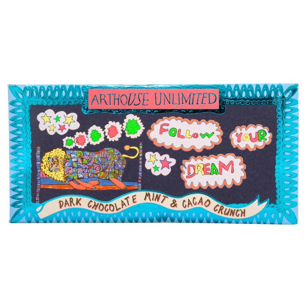 Follow Your Dream Dark Chocolate With Mint and Cacao Crunch 25g