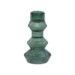 Glass Candle Holder - Sage Green