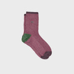 Combed Cotton 'Vintage' Socks - Old Pink