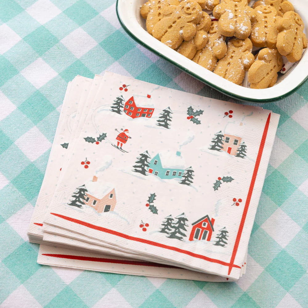 Fun Guy Santa Napkins - 21 Pack