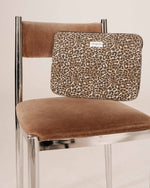 Sherry Quilted Laptop Bag - Leopard