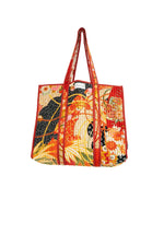 Fans Large Velvet Tote Bag - Scarlet