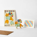 Birthday Ginger Cat Pop-Out Card