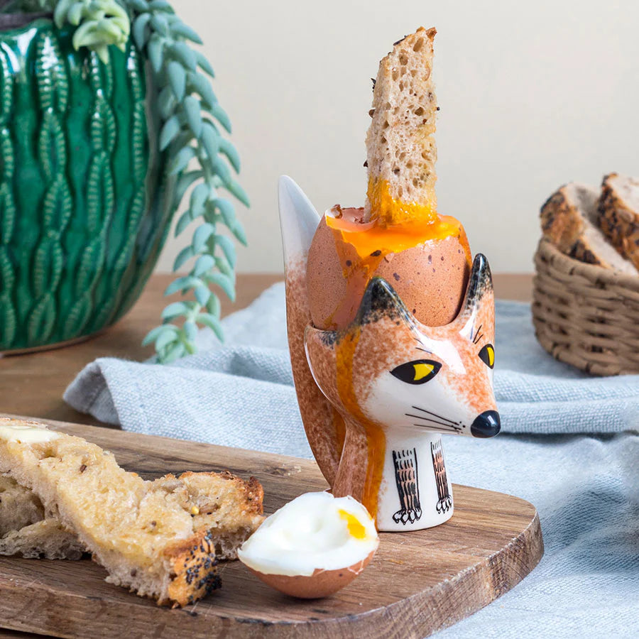 Hannah Turner Hand-Made Ceramic Fox Egg-Cup