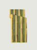 Broken Stripes Organic Cotton Scarf - Light Yellow