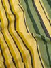 Broken Stripes Organic Cotton Scarf - Light Yellow