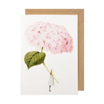 Pink Hydrangea (pale) Card