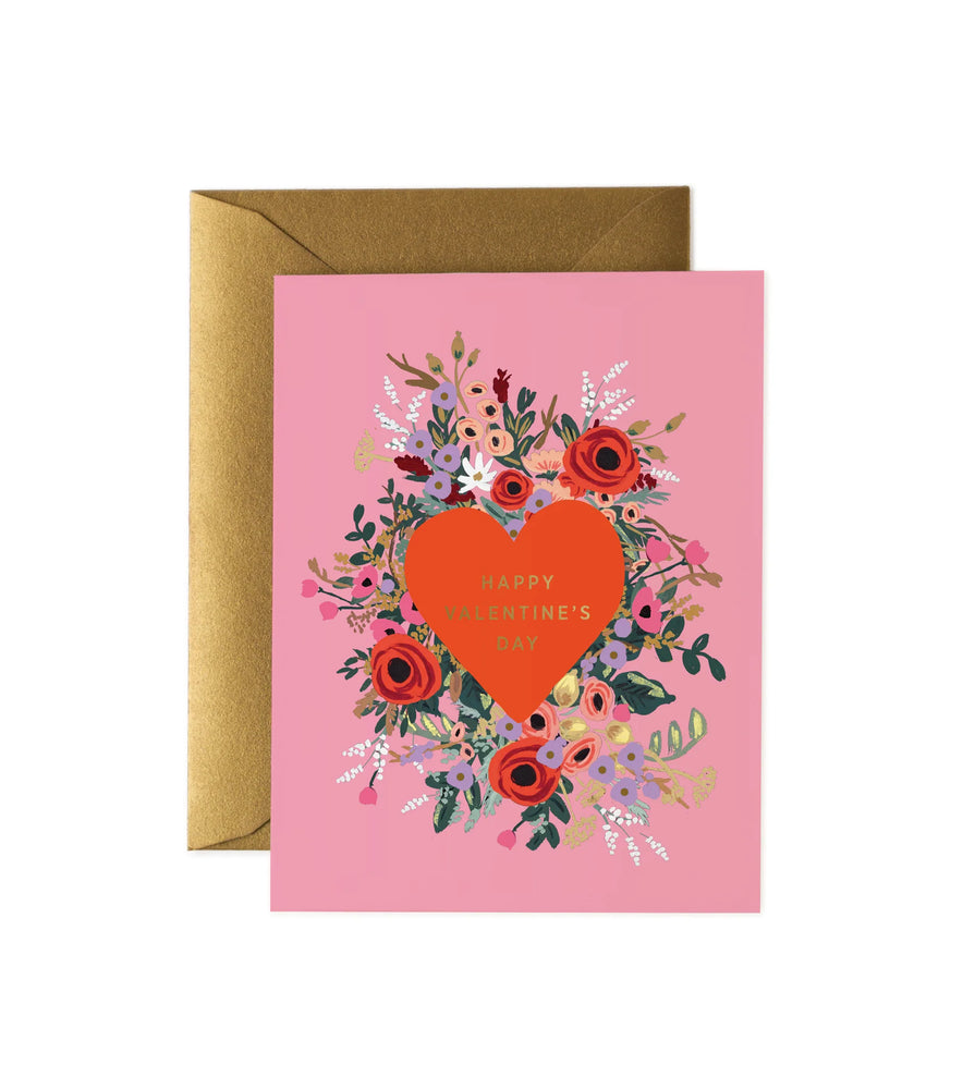 Blooming Heart Vallentine's Card