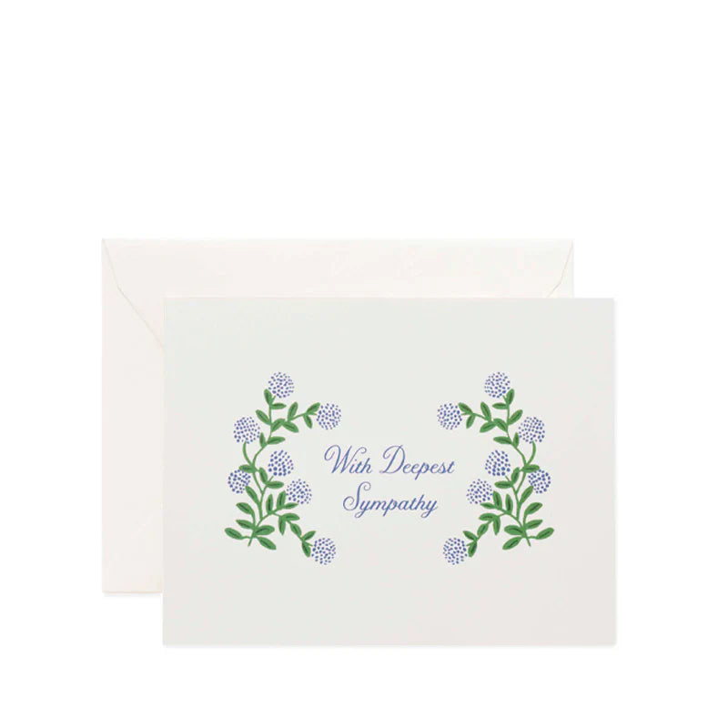 Hydrangea Sympathy Card