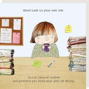 New Job (Girl) Card