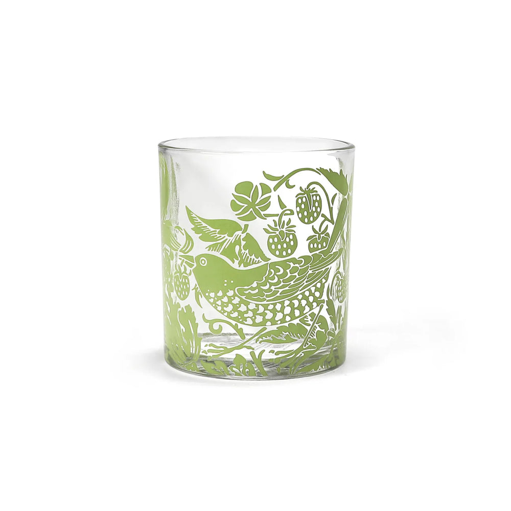 Glass Tumbler (300ml) - William Morris (Sage)