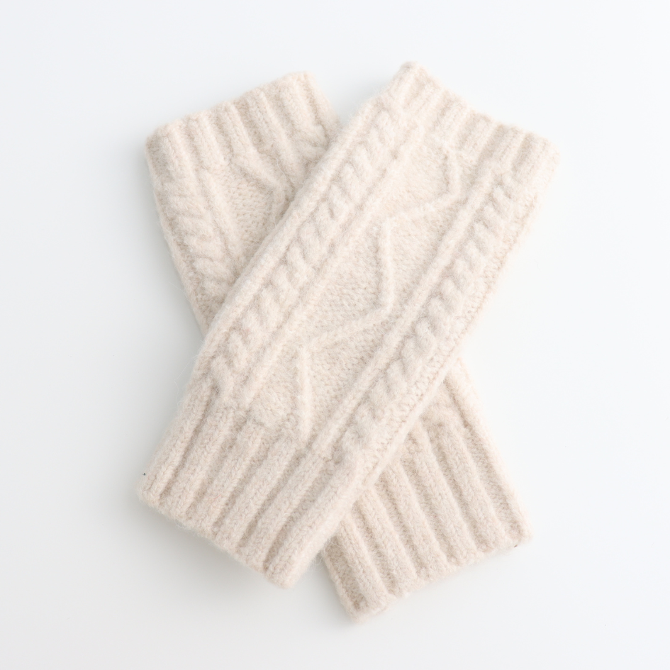 Cable Knit Handwarmers