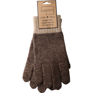 Cappuccino Cosy Men’s Marl Gloves