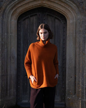 Adela Over-Sized Jumper - Oxide