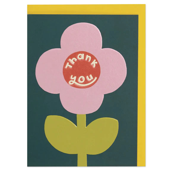 Thank You Card - Flower