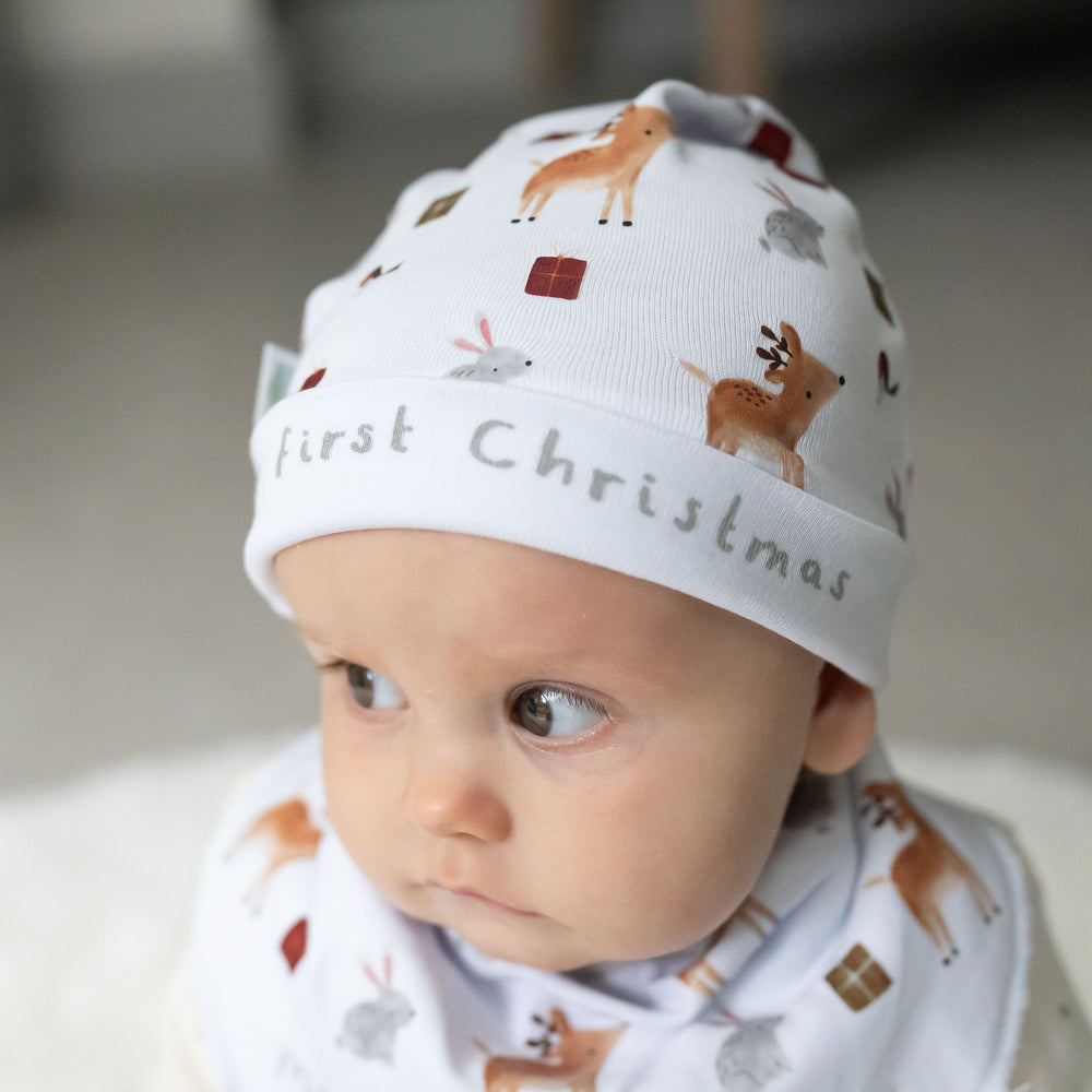 My First Christmas Baby Hat
