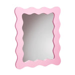 Wiggle Border Mirror - Pink