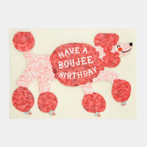 Boujee Poodle Card
