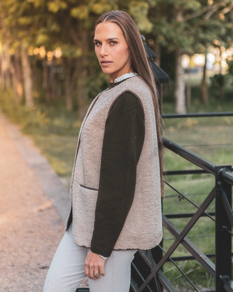 Abby Gilet - Oat
