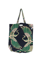 Crane Canvas Bag - Emerald
