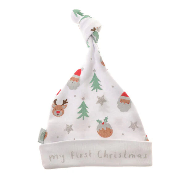 My First Christmas Baby Hat