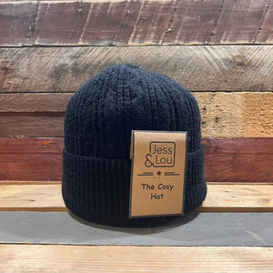 Black Cable Unisex Beanie