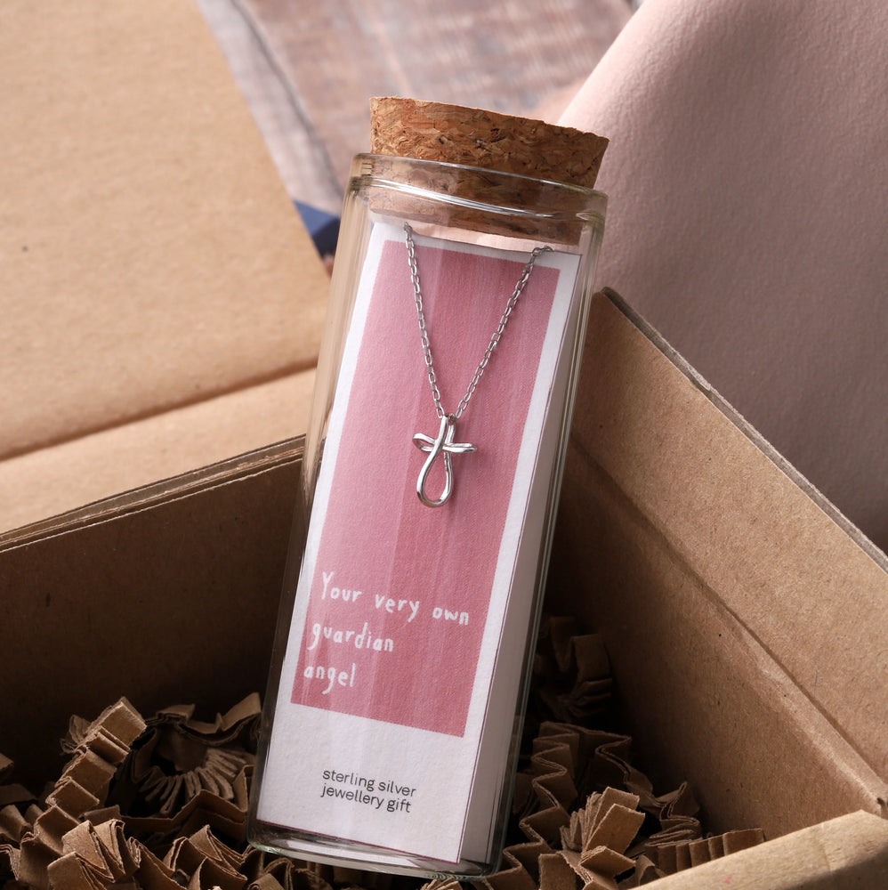 Your Own Guardian Angel Necklace - Silver