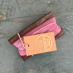 Velvet Ribbon On A Wooden Spool - Pink