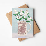 Snowberries in a Pheasant Jug Card