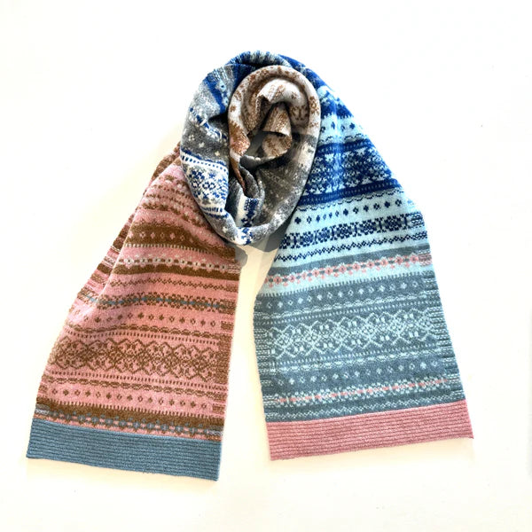 Alloa Fairisle Scarf - Dew