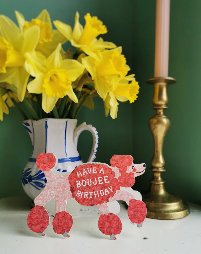 Boujee Poodle Card