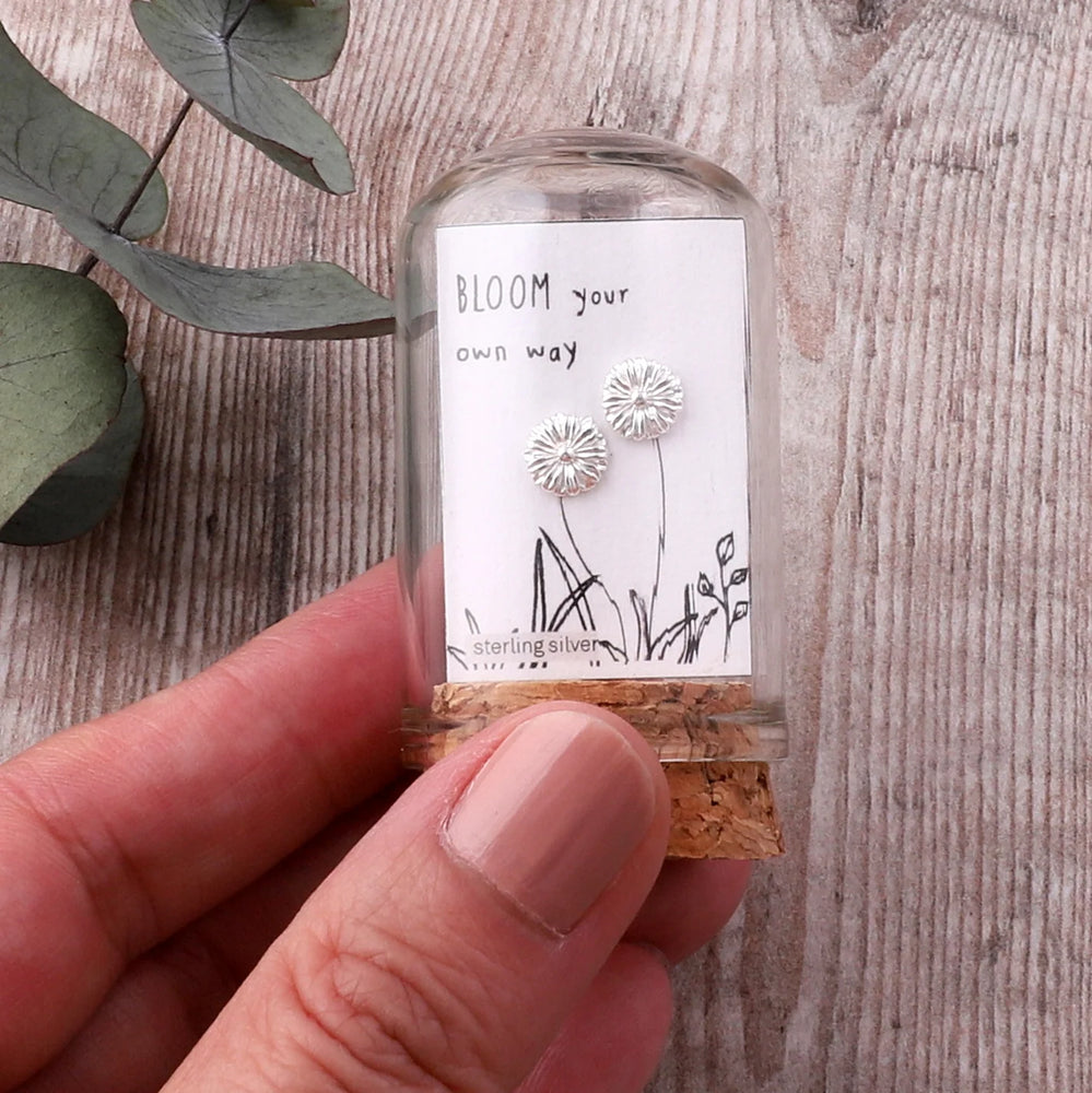 Bloom Your Own Way Earrings - Silver