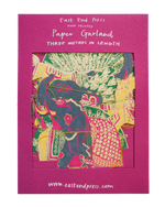 India Hand-Printed Paper Garland