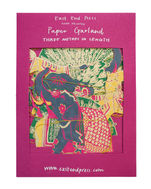 India Hand-Printed Paper Garland
