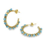 Mini Riva Earrings - Turquoise