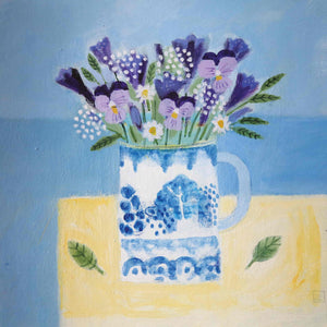 Summer Flowers Greetings Card - Leman