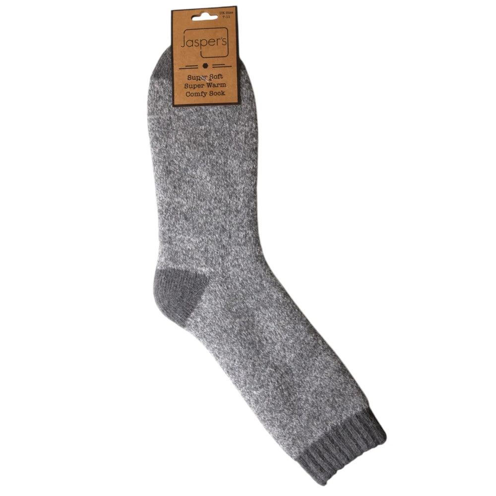 Men's Super Soft Marl Socks - Grey