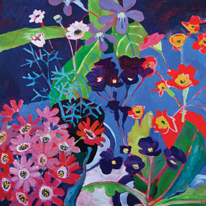 Seaside Flowers Greetings Card